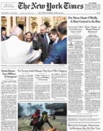 New York Times Cover 4-20-17